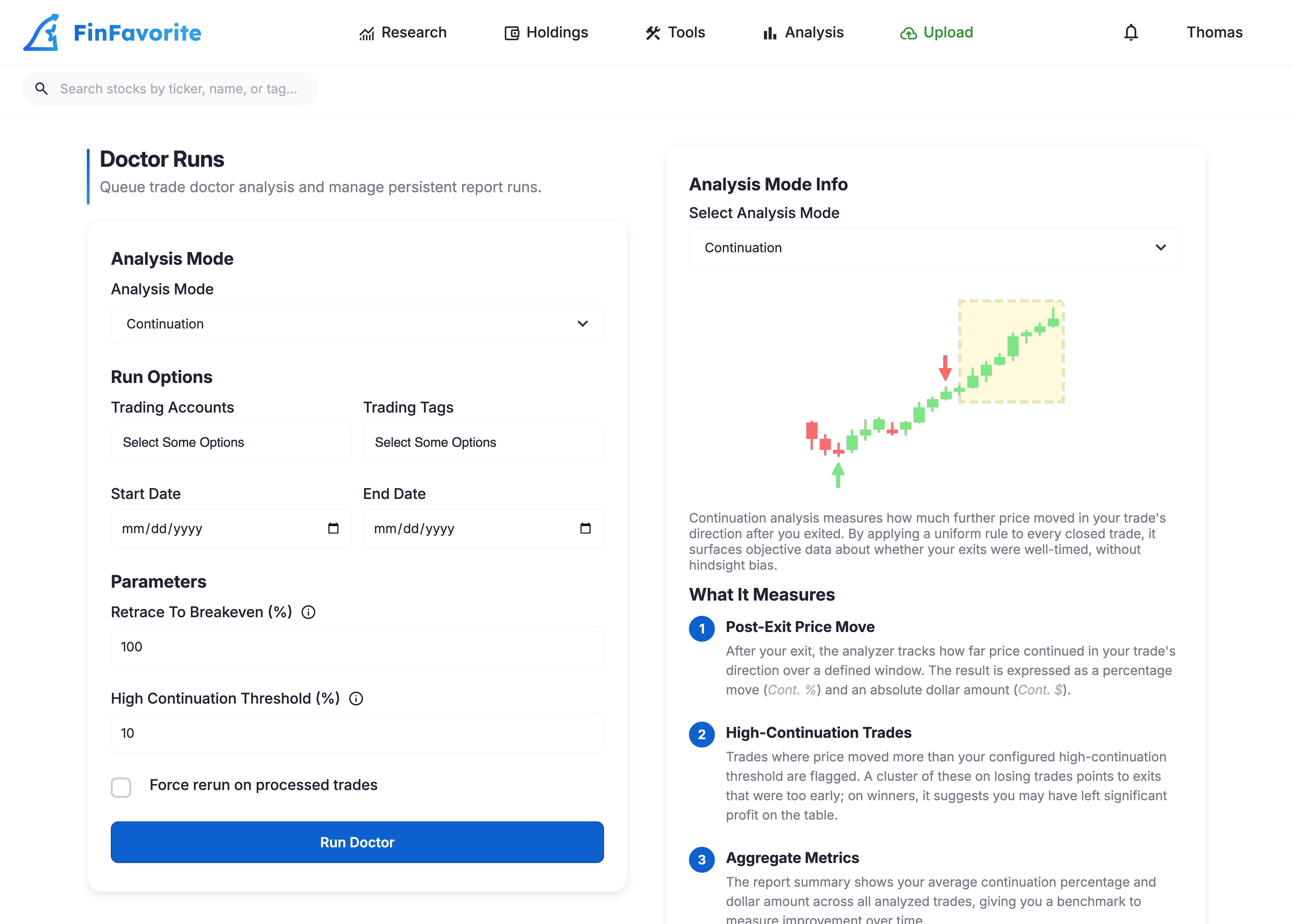 Trade Doc diagnostics preview